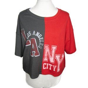 Forever 21 + - Cropped Short Sleeve Tee - 2X